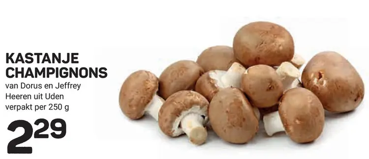 Aanbieding: Kastanje champignons