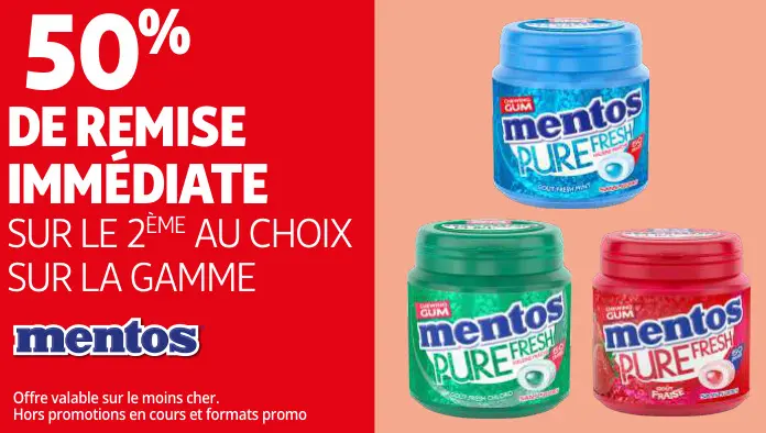 Promotie: La gamme Mentos