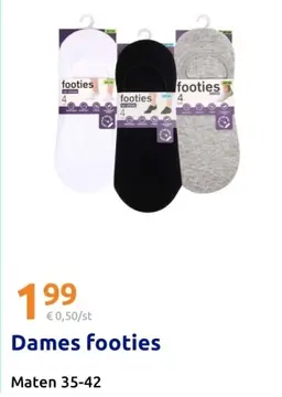 Aanbieding: Dames footies