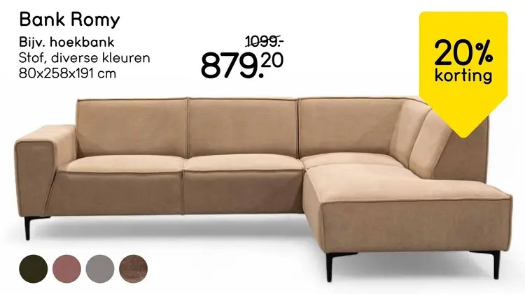 Aanbieding: Bank Romy