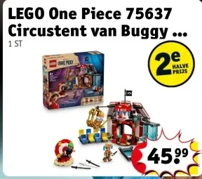 Promotie: LEGO One Piece 75637 Circustent van Buggy
