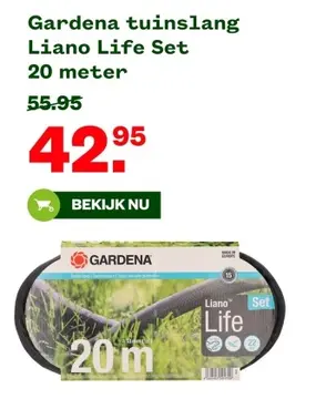 Aanbieding: Gardena tuinslang Liano Life Set