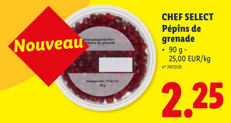 Offre: Pépins de grenade