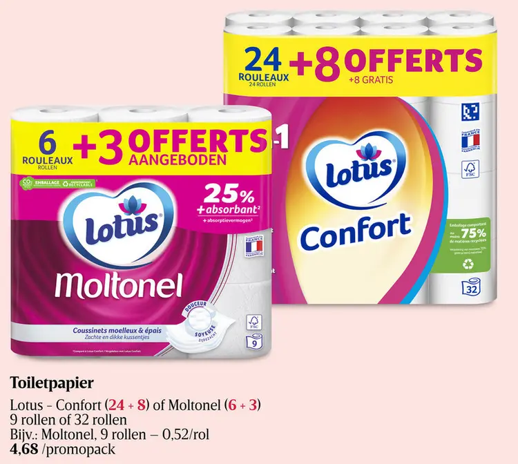 Promotie: Toiletpapier