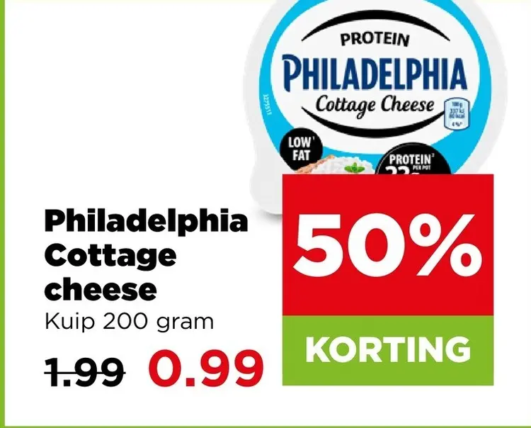 Aanbieding: Philadelphia Cottage cheese