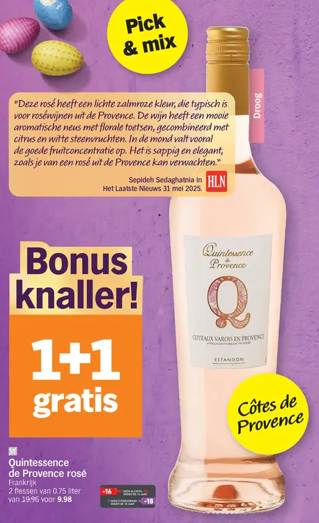 Promotie: Quintessence de Provence rosé