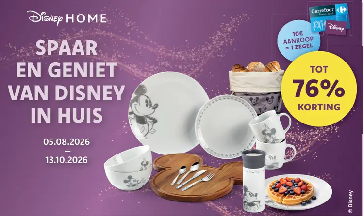 Promotie: Disney Home Servies en Keukenaccessoires