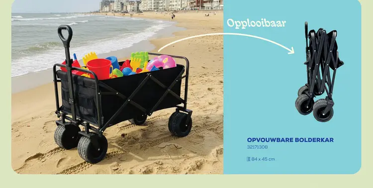 Promotie: Opvouwbare bolderkar
