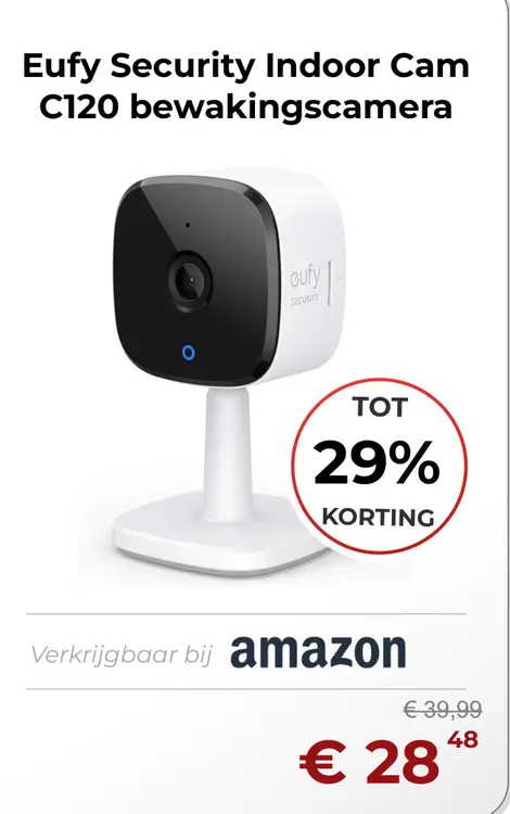Aanbieding: Eufy Security Indoor Cam C120