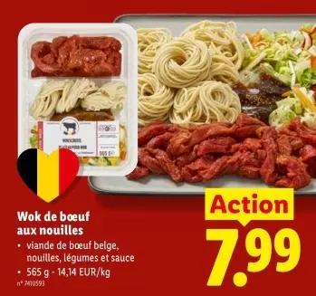 Offre: Wok de bœuf aux nouilles
