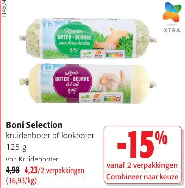 Promotie: Kruidenboter of lookboter