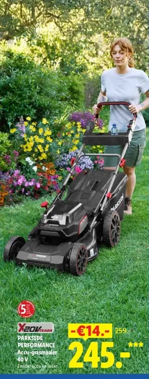 Aanbieding: Accu-grasmaaier