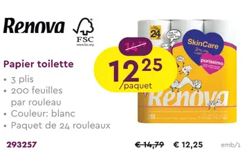 Offre: Papier toilette