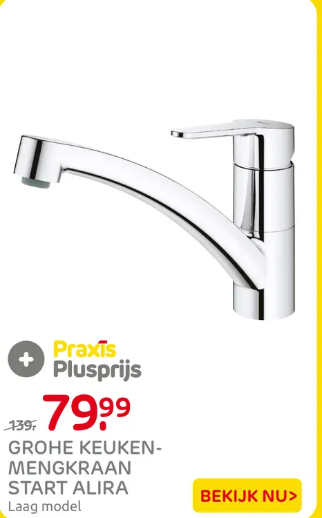 Aanbieding: Keuken-mengkraan start alira
