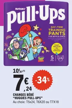 Offre: CHANGES BÉBÉ "HUGGIES PULL-UPS"
