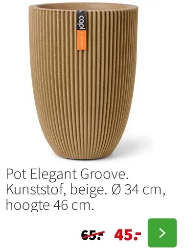 Aanbieding: Pot Elegant Groove