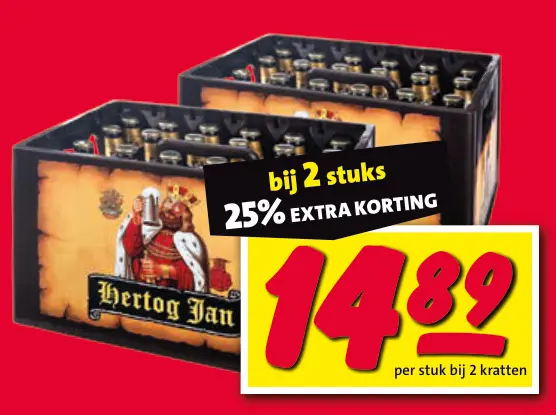 Aanbieding: Hertog Jan krat