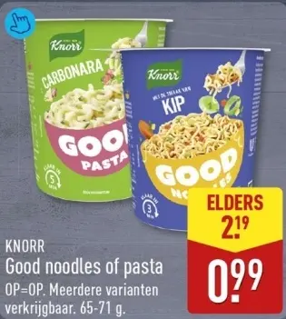 Aanbieding: Good noodles of pasta