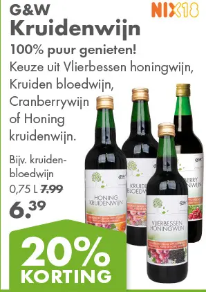 Aanbieding: Kruidenwijn