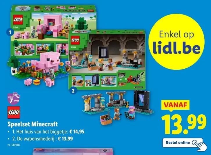 Aanbieding: Speelset Minecraft