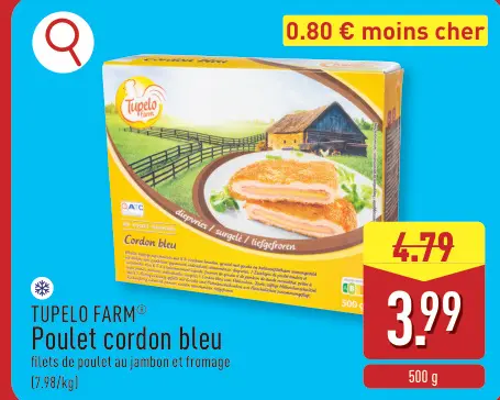 Offre: Poulet cordon bleu