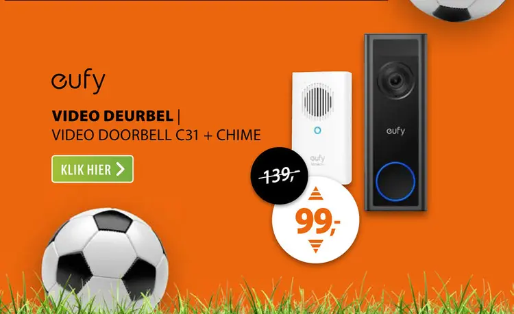 Aanbieding: Anker Eufy Video Doorbell C31+Chime