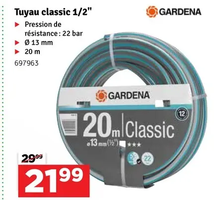 Offre: Tuyau classic 1/2"