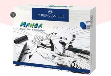 Aanbieding: FABER CASTELL Tekenstift Faber Castell Manga starter set + brochure