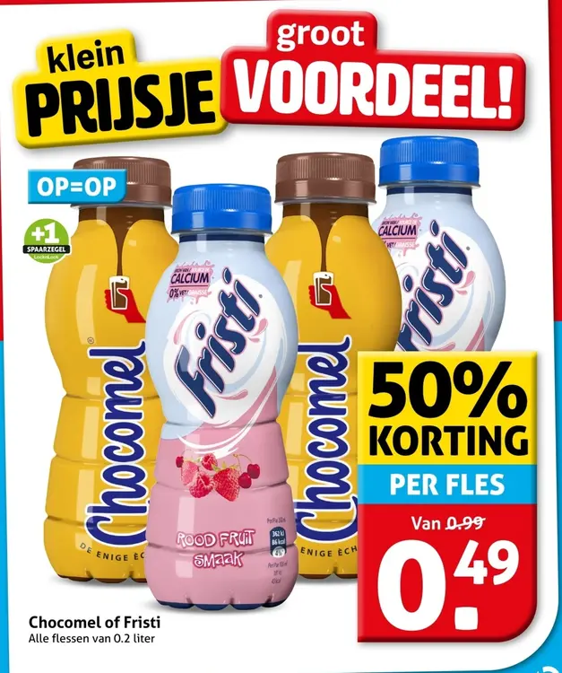 Aanbieding: Chocomel of Fristi