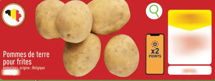 Offre: Pommes de terre pour frites