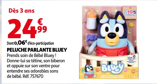 Promotie: Peluche Parlante Bluey