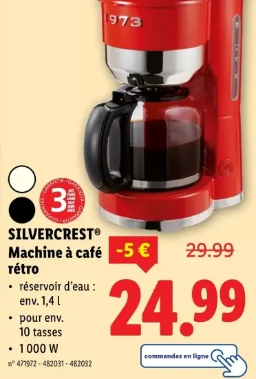 Offre: Machine à café rétro