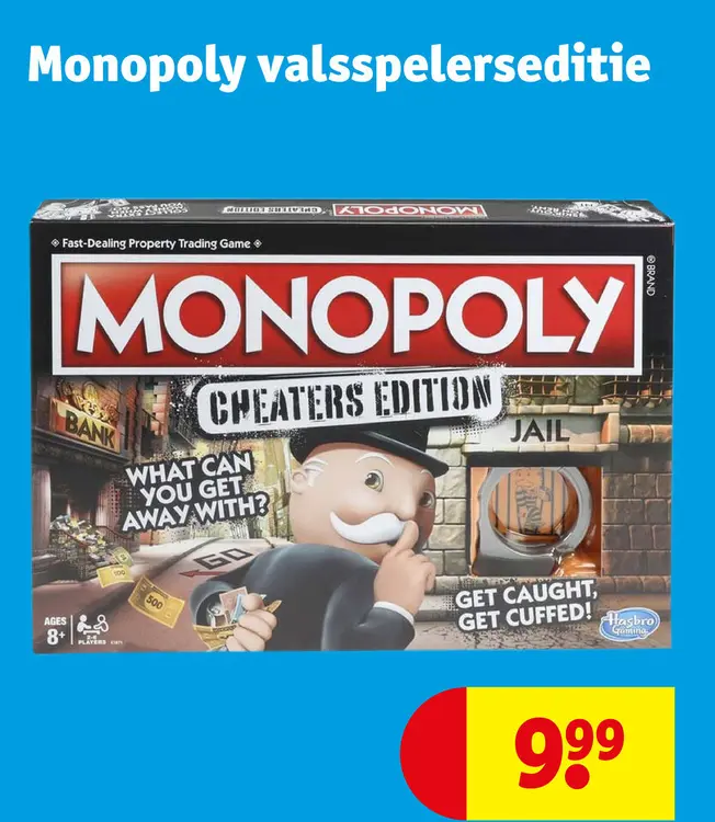 Aanbieding: Monopoly valsspelerseditie