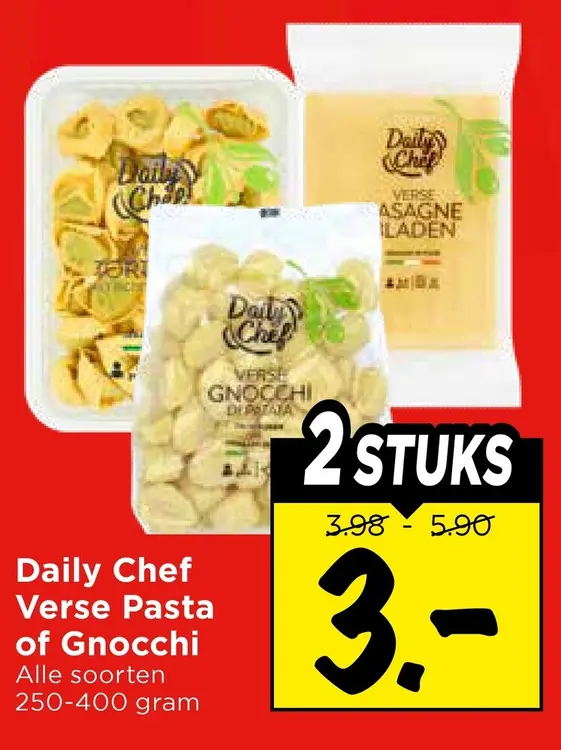 Aanbieding: Verse Pasta of Gnocchi