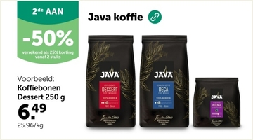 Aanbieding: Koffiebonen Dessert