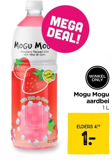 Aanbieding: Mogu Mogu aardbei