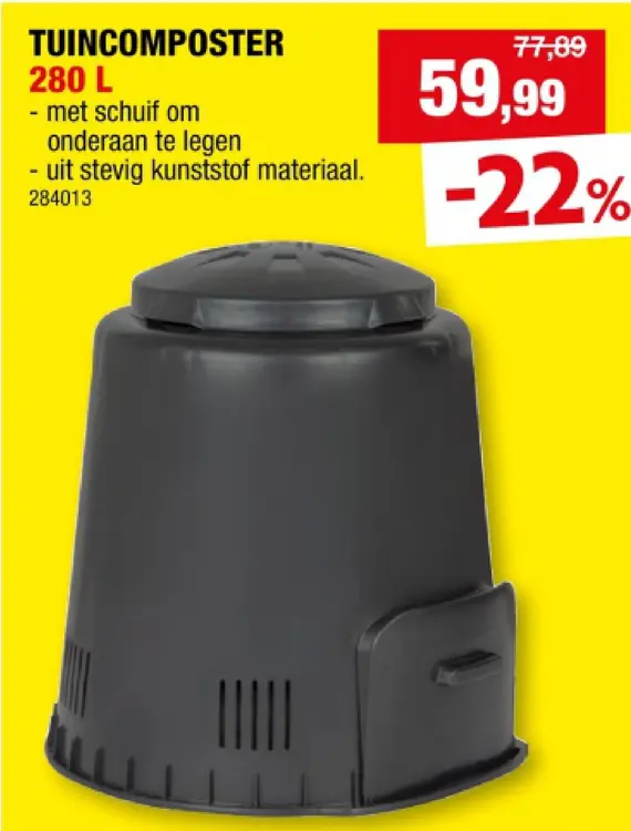 Promotie: Tuincomposter