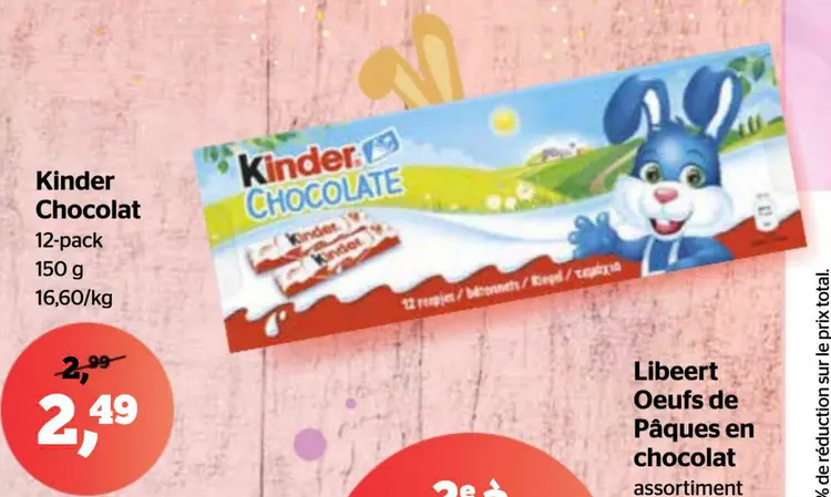Offre: Kinder Chocolat