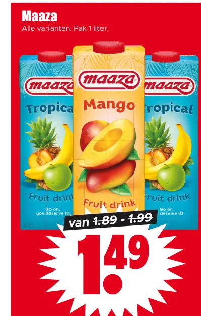 Aanbieding: Fruit drink
