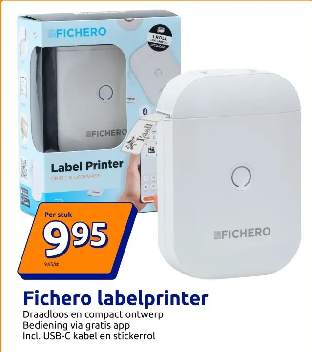 Aanbieding: Fichero labelprinter