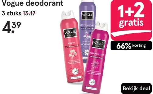 Aanbieding: Vogue deodorant