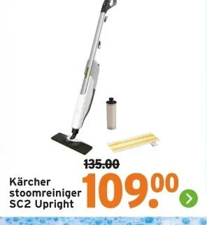 Aanbieding: stoomreiniger SC2 Upright