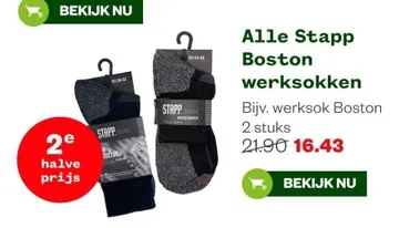 Aanbieding: Alle Stapp Boston werksokken