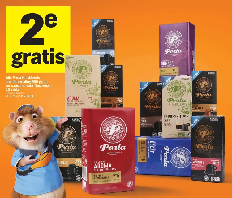 Aanbieding: Perla Huisblends snelfiltermaling en capsules