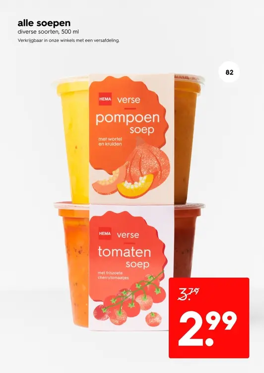 Aanbieding: Alle soepen