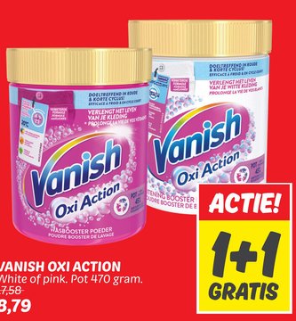 Aanbieding: VANISH OXI ACTION White of pink