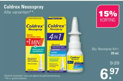 Aanbieding: Coldrex Neusspray