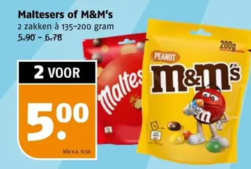 Aanbieding: Maltesers of M&M's