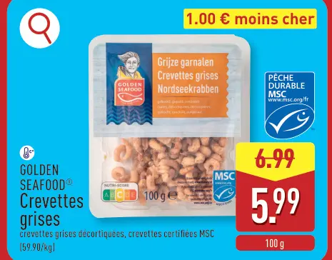 Offre: Crevettes grises