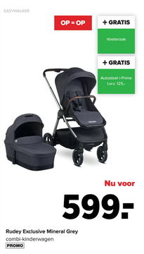 Aanbieding: Easywalker Rudey Exclusive Mineral Grey